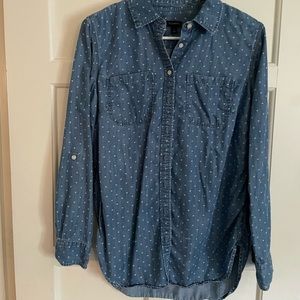 Talbots Hearts Buttondown